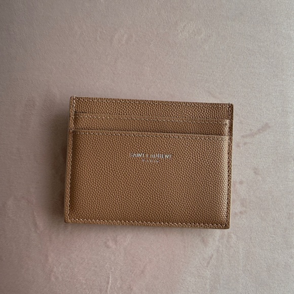 Saint Laurent Leather Card Holder - Picture 4 of 10